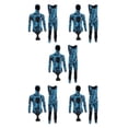 thumbnail image 2 of Destyer 1/2/3/5 Stay Warm And Protected In Cold Water Swimsuit With Hood And Scratch Resistant 3MM Coral Blue L 5PCS, 2 of 6
