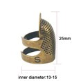thumbnail image 4 of 3 piezas de protector de dedo de dedal de costura, protector de escudo de metal de dedo ajustable, agujas de agujas, accesorios de costura para manualidades, herramientas de costura DIY Fokelyi 222785-1, 4 of 9