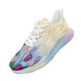 thumbnail image 3 of Psesaysky Rainbow Atmospheric Cushion Running Shoes for Girls Ladies Tulip Pattern Casual Walking Shoes Fashionable Print Tennis Shoes, 3 of 7