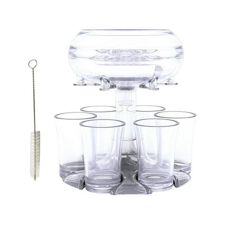 6 Shot Glass Wine Whisky Beer Dispenser Games Dispenser