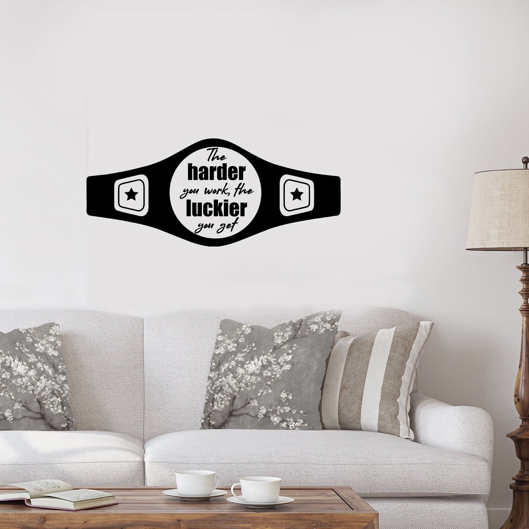 Motivational Decal Wall Sticker The Harder You Work The Better You Get