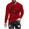 thumbnail image 1 of XFYSSS Haut Imprimé Décontracté à Manches Longues pour Hommes, Col Rond, Imitation Coton, 1 of 4