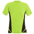 thumbnail image 1 of Gamegear® Cooltex - Camiseta transpirable de manga corta con cuello de pico para hombre (Lima fluorescente/Negro), 1 of 1