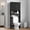 Black, variant on Simenmax Over-The-Toilet Storage Rack, 4-Tier Bathroom Organizer with Adjustable Shelves, Space-Saver Shelf Unit with Paper Holder & Hooks,Black