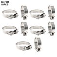thumbnail image 1 of For solid Stainless Steel Hose Clamps: Adjustable 26-79 mm, Perfect for DIY - 68-73mm, 1 of 5
