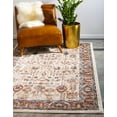 thumbnail image 2 of Unique Loom Floral Traditional Area Rugs, Beige, 2 of 8