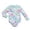 Blue, variant on CUZIBR Toddler Kids Girls One Piece Swimsuit Rash Guard Long Sleeve Round Neck Floral Print Zip Up Romper Bathing Suit Uv Protection Fashionable Drying Quickly Beach Pool Swimwear ,Blue,7-8 Years