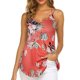 thumbnail image 2 of Camisolas holgadas y fluidas, camiseta sin mangas con doble correa, camiseta sin mangas ajustada informal para mujer, señora, chica, verano, estampado rosa, M, 2 of 5