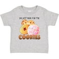 thumbnail image 3 of Inktastic I'm Just Here for the Cookies Boys or Girls Baby T-Shirt, 3 of 5