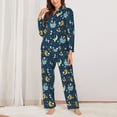 thumbnail image 2 of Sigee Space Sleeping Panda for Women’s Pajama Sets Long-Sleeved Pjs Sets for Women 2 piece Sleepwear-Medium, 2 of 7