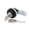 thumbnail image 2 of Cerradura de seguridad tubular de metal para cajón de correo, cabeza cilíndrica negra con 2 llaves, 2 of 3