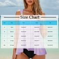 thumbnail image 3 of Karight Womens Tankini Swimsuits 2 Piece Bathing Suit Flowy Ruffle Tankini Tops with Swim Shorts, 3 of 7