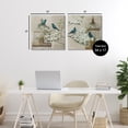 thumbnail image 3 of Stupell Industries Spring Bluebirds Menagerie 2 Piece Canvas Wall Art Set design by Elaine Vollherbst, 17 x 17, 3 of 7