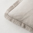 thumbnail image 4 of Decorative Throw Pillow Cover Square Soft Plush Cushion for Sofa Bed Chair Home Office Living Room Bedroom Indoor Outdoor Use（Beige）, 4 of 4