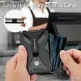 thumbnail image 2 of TagIt Wallet For Men - Metal Clear ID Card Holder, Slim Minimalist Wallet RFID Blocking, Wallet for Men, 2 of 8