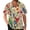 Color-4, variant on Men’s Hawaiian Shirt Short Sleeve Button Down – Flamingo Parrot Tropical Aloha Beach Shirt, Mens Summer Shirts Casual Vacation