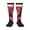2 Black-1, variant on Red Flame Wolf Head Pattern Women’s Knee High Crew Socks,Trouser Socks Comfortable, Breathable, Moisture-Wicking and Soft