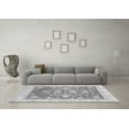 thumbnail image 3 of Ahgly Company Indoor Round Oriental Gray Traditional Area Rugs, 6' Round, 3 of 4