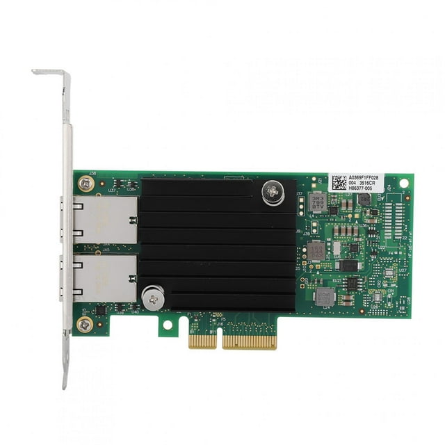 Tarjeta, Tarjeta LAN Gigabit de 2 Puertos Tarjeta Intel Tarjeta de Red Robusta y Resistente