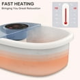 thumbnail image 4 of MARNUR Foot Spa Bath Massager with Heat, Bubble, Vibration with Digital Temperature Control - Blue, 4 of 11