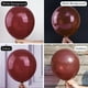 thumbnail image 3 of Globos PartyWoo Burgundy, 140 unidades, color rojo vino, diferentes tamaños, 3 of 6