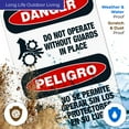 thumbnail image 4 of Do Not Operate Without Guards In Place Bilingual Sign, OSHA Danger Sign, 24x36 Corrugated Plastic, 4 of 7