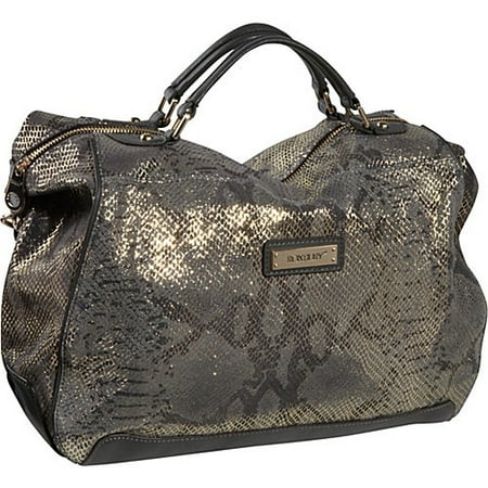 Roxbury Mirabelle Snakeskin Boston Bag