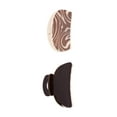 thumbnail image 2 of Goody Tru X Let It Happen Slideproof™ Medium Claw Clips Brown, 2 CT, 2 of 6