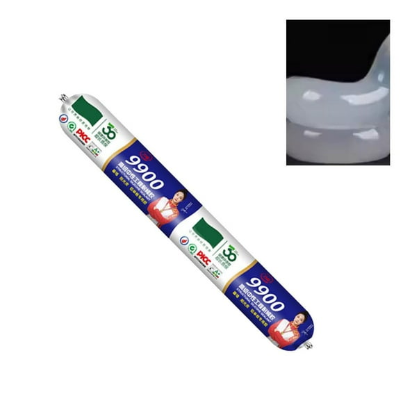 9900 Sealant Waterproof, Outdoor Waterproof Silicon/Silicone Sealant Heat Resistant, Permanent Solution for Roof & Wall Cracks, Water Proof Exterior Sealants Tear and Stretch Resistance