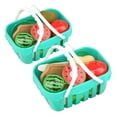 thumbnail image 4 of A 17 Piece Fruit Vegetable Cutting Play Toy Kitchen Simulation Basket Educational Size Varies, 4 of 5