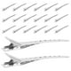 thumbnail image 4 of BRIGHTFUFU 20 pinzas de pico de pato para peluquería, pinzas divisoras para el cabello, horquillas para peinar el cabello, 4 of 7
