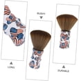 thumbnail image 4 of Cepillo plumero para el cuello de barbero con cerdas suaves y mango ergonómico de madera para cortes de pelo en salones., 4 of 5
