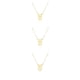thumbnail image 5 of Collar del zodiaco Tauro oro Jumpingount Ins con cadena de joyería colgante antioxidante, 5 of 6
