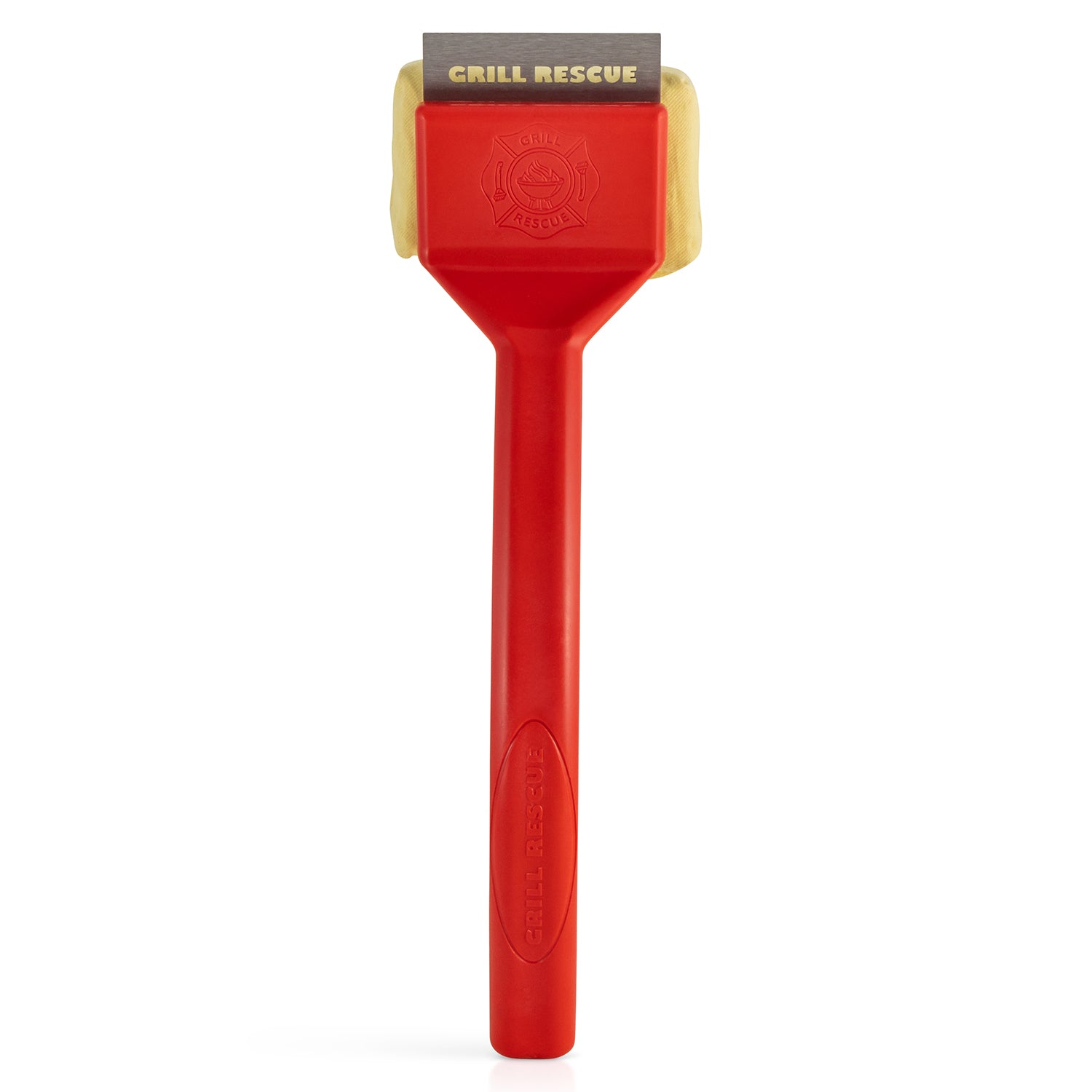 Grill Rescue GR-SCRAPER-S Grill Brush, Red/Yellow - image 4 of 5