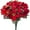 5PCS, variant on Dalrosia 5PCS Artificial Poinsettia Bouquet 5 Heads Poinsettia Bush Christmas Flowers for Porch Home Garden Indoor Outdoor Xmas Decorations
