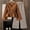 Brown, variant on Laipiong Girls Two Piece Sets Stylish Elegant Long Sleeve Blouse With Stripe Pants Waist Defining Outfit For Toddlers And Kids Black 7-8