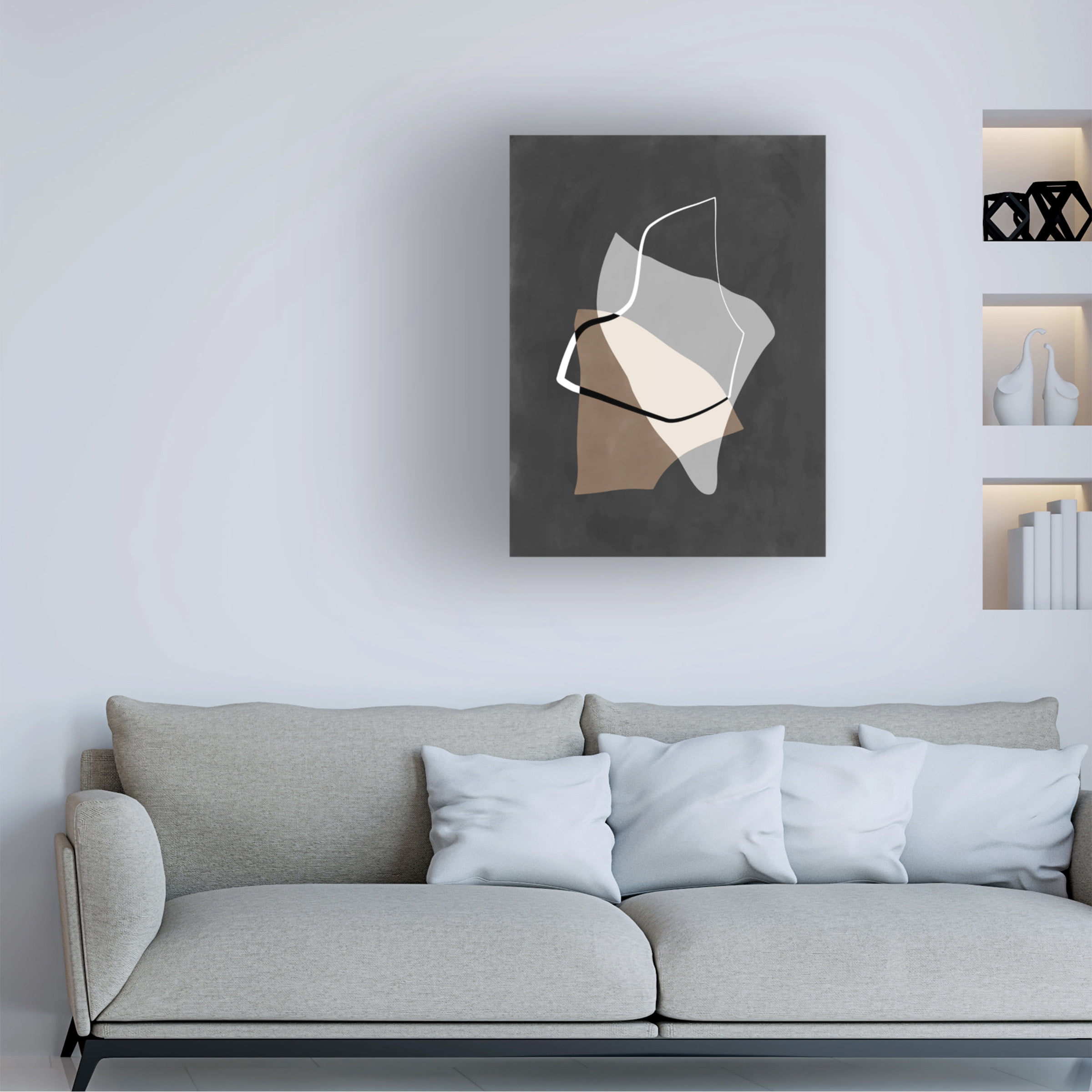 Elena Ristova 'abstract80' Canvas Art