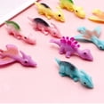 thumbnail image 4 of Peluche de gato dinosaurio de goma, juguete para lanzar, juguete para los dedos con forma de pollo para niños, juegos de volar dinosaurios, juguetes antiestrés, EasterStuffers para fiestas, 4 of 8