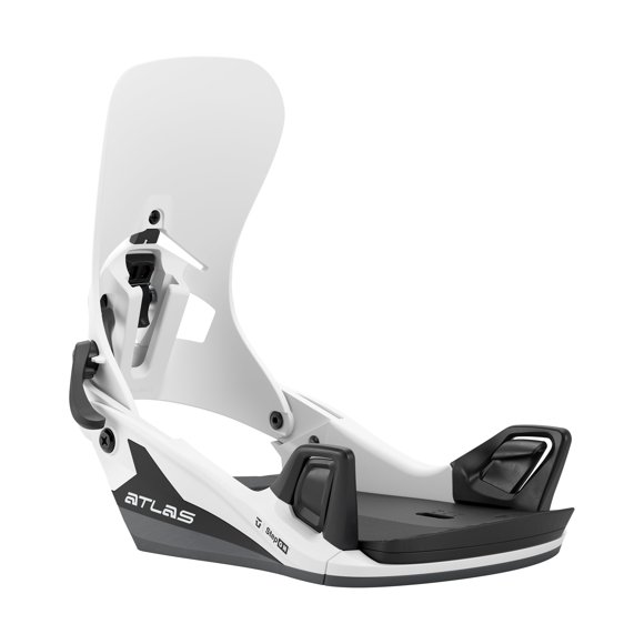 Fijaciones de snowboard Union Atlas Step On para hombre (blancas, M)
