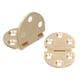 thumbnail image 4 of Accesorio de hardware Jadeshay 2 juegos de bisagras plegables de Cobre 180 grados, 4 of 8