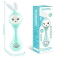 thumbnail image 3 of Bunny Rattle Toy 01 Year Old Baby Music Stick Early Education With Music Light Grinding Teeth Rattle, 3 of 7