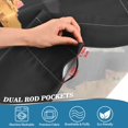 thumbnail image 5 of Yayeee Kitchen Curtains Tier Set of 2 Light Filtering 57"x36" Over Sink Window Panels, Pixel Cat, 5 of 7
