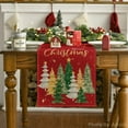 thumbnail image 2 of Touchbetter Xmas Trees Merry Christmas Table Runner, Seasonal Winter Red Kitchen Dining Table Decoration for Home Party Decor 13x72 Inch, 2 of 6