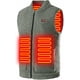 thumbnail image 1 of Abrigo calefactable para mujeres y hombres Chaqueta eléctrica Calentador corporal Chaleco calefactor con 3 calentadores (ajuste delgado), 1 of 4
