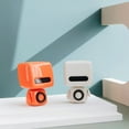 thumbnail image 4 of Generic Portable Bluetooth Speaker, Small Cute Robot Shape Speaker with Wireless Call Functions, Subwoofer Design, Built in Mic, Multifunction Smart Speaker for Bedroom Office, 4 of 8