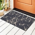 thumbnail image 1 of DouZhe Oriental Ethnic Style Lattice Rugs Doormat, Non-Slip Machine Washable Carpets Floor Door Mat , 36" x 24", 1 of 6