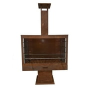 Esschert Design 63.5" Removable Ash Wood Burning Outdoor Fireplace