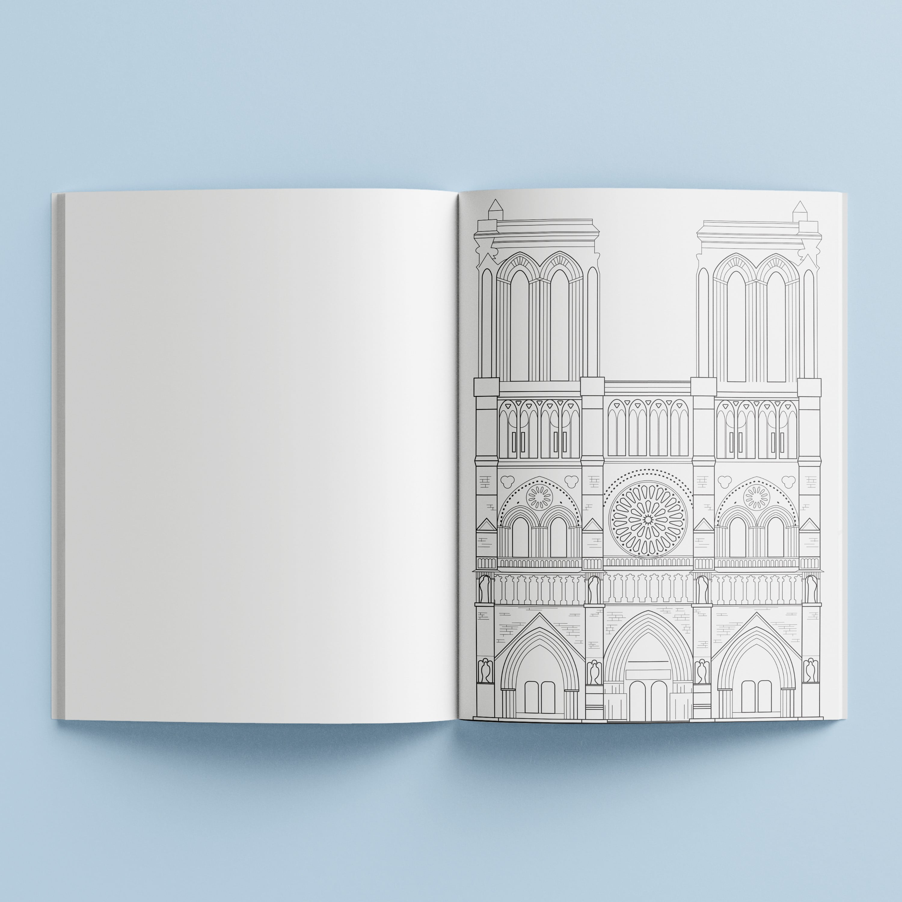 Hinkler Art Maker Iconic Cities Coloring Book, Ages 12 and up, 72 Pages