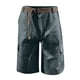 thumbnail image 1 of Pantalones de Trabajo de Tamaño Mayor Pantalones Cortos de Algodón Deportivos Sueltos, Pantalones Casuales de Cinco Cuartos con Múltiples Bolsillos, 1 of 5