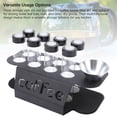 thumbnail image 4 of Tubos De Almacenamiento De Granos De Café Con Soporte De Válvula De Escape Unidireccional, Viales De Vidrio Transparente Para Hojas De Té Y Nueces, 8 Uds., 4 of 7